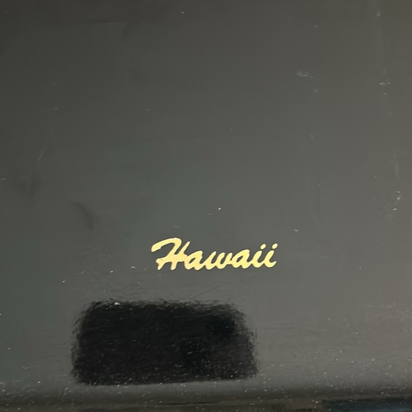 Vintage Yamanaka Made in Japan “Hawaii” Floral Lacquer Tray - Picture 5 of 16